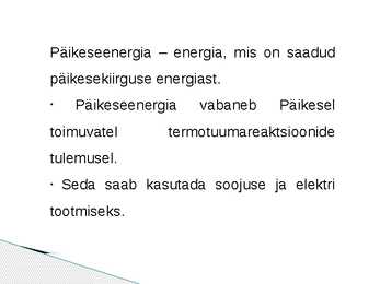 Päikeseenergia #3