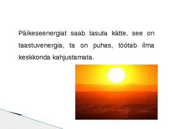 Päikeseenergia #4