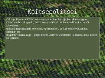 Kaitsejõud #11