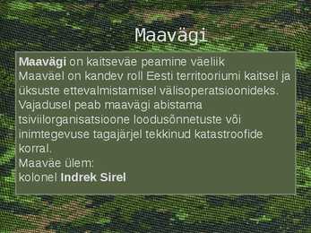 Kaitsejõud #5