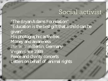 Bryan Adams #19