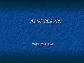 Aino Pervik