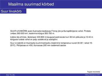 Kõrbed #12
