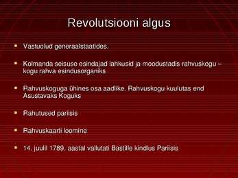Prantsuse revolutsioon #4