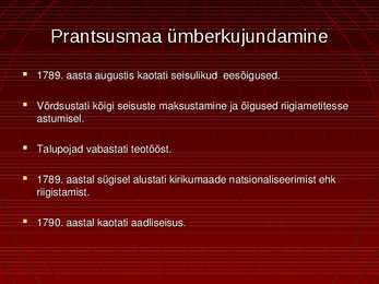 Prantsuse revolutsioon #5