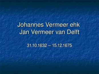 Jan Vermeer van Delft