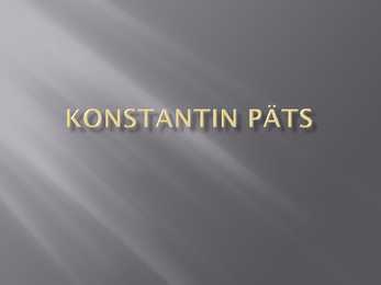 Konstantin Päts