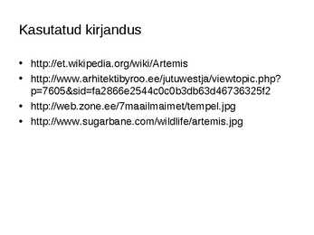 Artemis #6