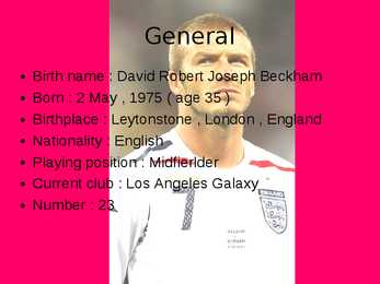David Beckham #2