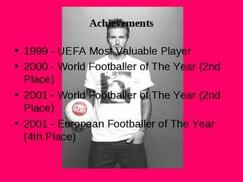 David Beckham #5
