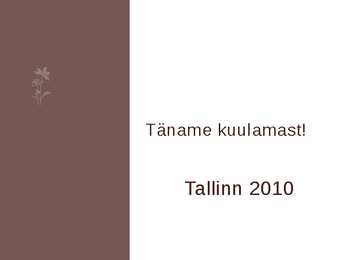 Ettekanne reoveest ja selle puhastamisest #7