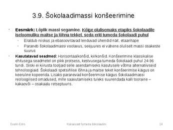 Tumeda šokolaadi tootmine kakaooast #14