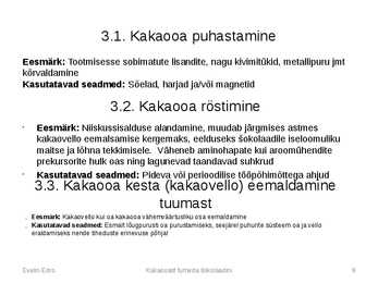 Tumeda šokolaadi tootmine kakaooast #9