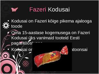 Pagaritööstused Eestis-Fazer #6
