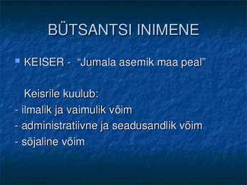 Bütsants I - VI saj #61