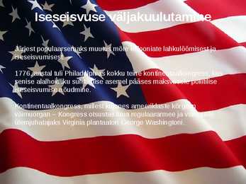 Ameerika Ühendriikide sünd #8