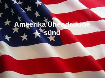 Ameerika Ühendriikide sünd