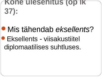 Kõne ja kõnepidamine #15