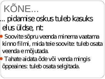 Kõne ja kõnepidamine #6