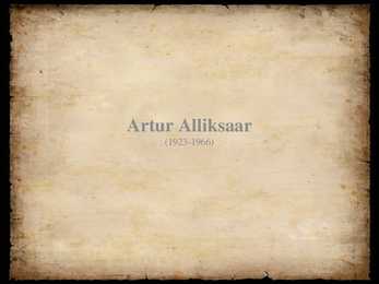 Artur Alliksaare autoportree