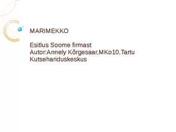 Marimekko