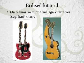 Kitarr ja selle ajalugu #11