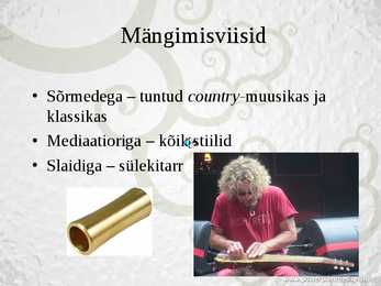 Kitarr ja selle ajalugu #12