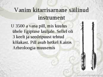 Kitarr ja selle ajalugu #5