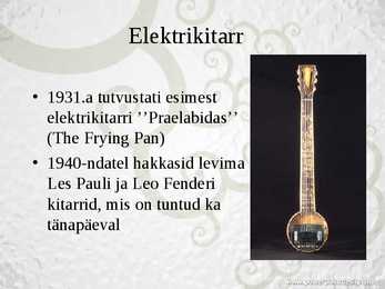 Kitarr ja selle ajalugu #8