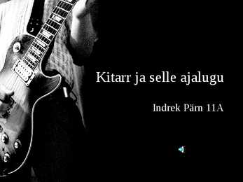 Kitarr ja selle ajalugu