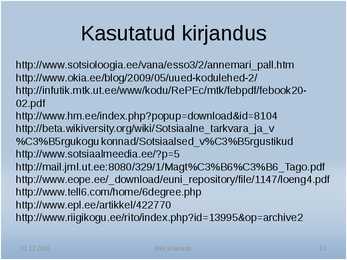 Sotsiaalsed võrgustikud #13