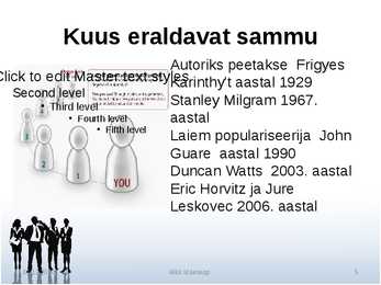 Sotsiaalsed võrgustikud #5