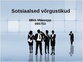 Sotsiaalsed võrgustikud