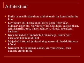 Keskaegne Pariis #7