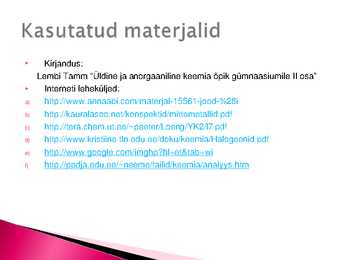 Esitlus-Jood #13