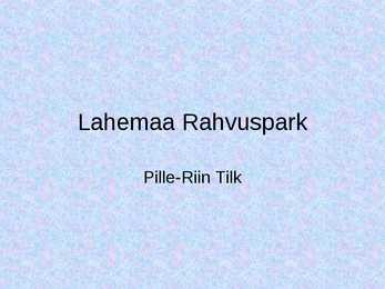 Lahemaa rahvuspark