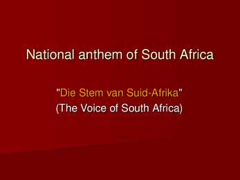 South Africa #7