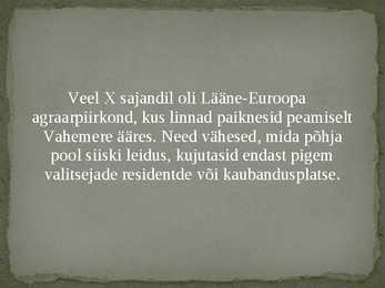 Keskaegne linn #3