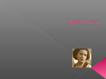Betti Alver