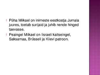 Püha Miikael #6