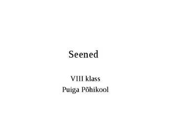 Seened