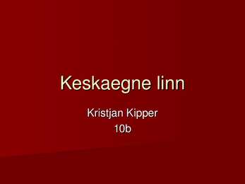 Keskaegne linn