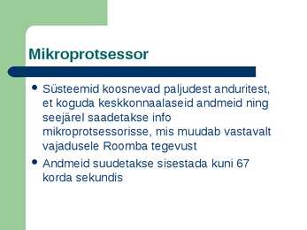 Tolmuimeja Roomba #3