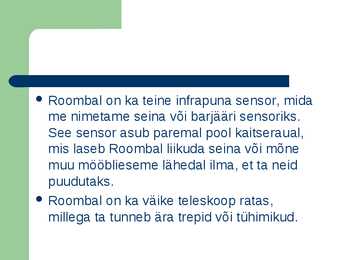 Tolmuimeja Roomba #8