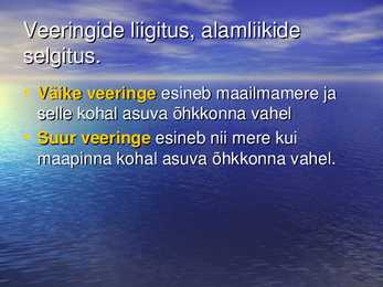Ökoloogia ettekanne #4