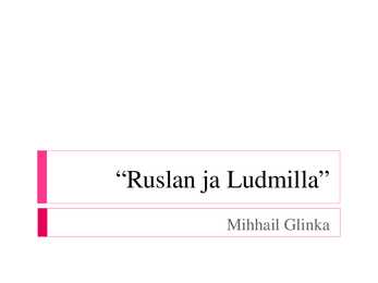 Ruslan ja Ludmilla