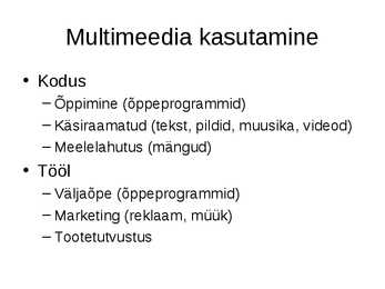 Multimeedia #8