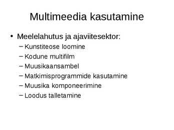 Multimeedia #9