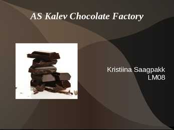 AS Kalev Chcolate Factory