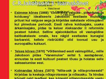 Carl Robert Jakobson -esitlus #6